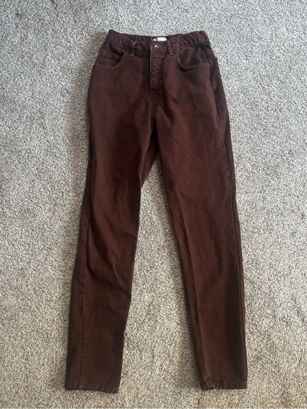 Moda International Brown Straight-Leg Jeans
